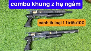 combo khung z hạ ngắm. trọn bộ khung nòng giá rẻ. hỗ trợ lắp ráp đồng tâm đồng trục.