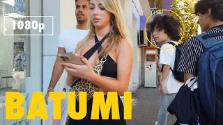 HE was SHOCKED by HER! 👀 😻 | BATUMI, Georgia 🇬🇪 Autumn Fall Walking Tour - September 2022 [1080p]