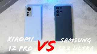 Samsung S22 Ultra vs Xiaomi 12 Pro Speed, RAM, Temperature, Geekbench, 3DMark Test!