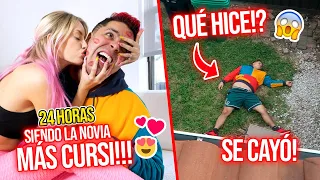 24 HORAS SIENDO LA NOVIA MÁS ACOSADORA!!😍💕 ACCIDENTE INESPERADO!!!😱🚑🚨 | Katie Angel