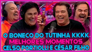 CELSO PORTIOLLI E CÉSAR FILHO NO TICARACATICAST - MELHORES MOMENTOS