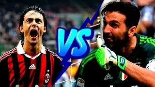 Gianluigi Buffon vs Filippo Inzaghi and other Good Great and Legendary Players (PART 7)