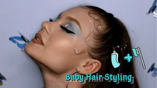 Как уложить Baby-волосы? // Baby hair styling 💖