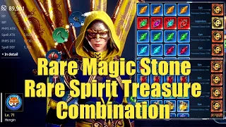 Mir4 - Rare Magic Stones And Rare Spirit treasure Combination