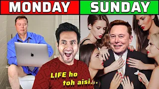 ELON MUSK की जिंदगी का 1 दिन कैसा होता है? | A Day in The Life of Elon Musk