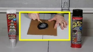 What happens when you mix Flex glue and Flex seal?