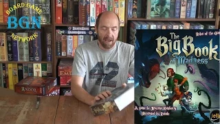 Unboxing the board game The Big Book of Madness