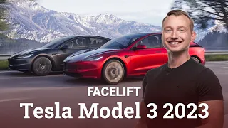 Facelift Tesla Model 3 přináší komfort a spoustu vylepšení