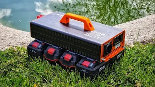 2000W Portable Power Station Pure Sine Inverter up to 1180Wh Power