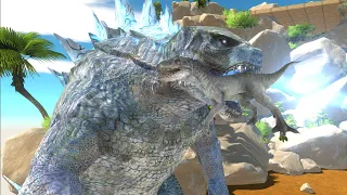 Indominus Godzilla Rex vs. Jurassic World! - Animal Revolt Battle Simulator