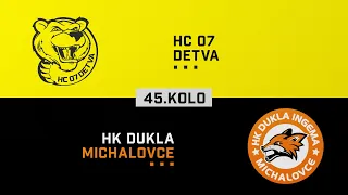 45.kolo HC 07 Detva - Dukla Michalovce HIGHLIGHTS