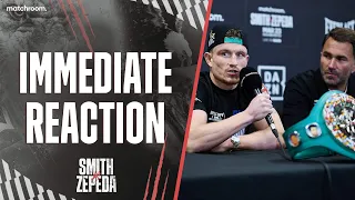 Dalton Smith & Eddie Hearn Post Fight Press Conference After Zepeda KO