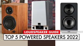 Top 5 Powered Speakers 2022!! Comparing Mission, Klipsch, SVS, ELAC