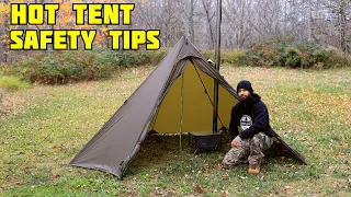 Hot Tent Safety Tips