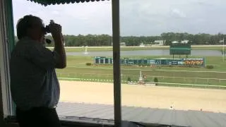 Richard Grunder calls race 6 on April 30, 2014 at Tampa Bay Downs