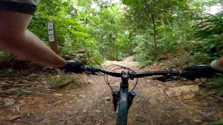 The Double Drop That Ended in Disaster | Bukit Timah MTB Trail (Singapore)