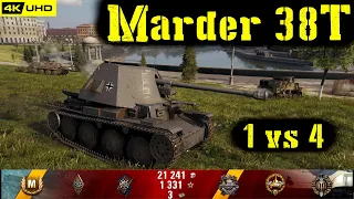 World of Tanks Marder 38T Replay - 9 Kills 2.2K DMG(Patch 1.6.1)