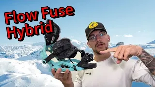 Flow Fuse Hybrid Snowboard Bindings!! The Best Rear Entry Binding On the Market?!?