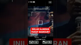 INILAH AJARAN YUSUF MANSUR?