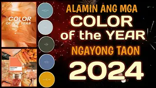 Alamin ang mga COLOR OF THE YEAR ngayon taon 2024