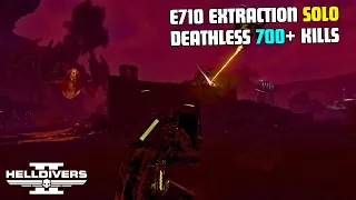 Helldivers 2 Solo (Dif 9) | E710 Extraction Deathless