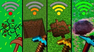 Compilation - Minecraft physics with different Wi-Fi