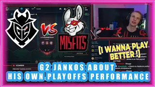 G2 Jankos About His Own Playoffs Performance [G2 vs MSF]