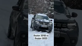 Duster 2023 vs Duster 2018 Snow #duster4x4