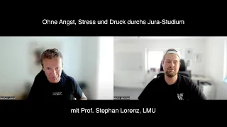 Prof. Lorenz über Stress, Angst & Reform im Jura-Studium