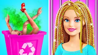 We Adopted a Doll! Broke vs Rich Doll Makeover! BEAUTY HACKS Made me POPULAR by TeenVee