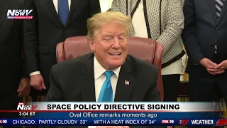 SPACE FORCE ESTABLISHED: President Trump Signs Bill at the White House (FNN)