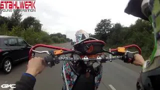 Hooligan Ride Wheelies and Street Stunt Supermoto KTM SMCR 690