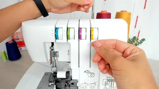 Máquina Remalladora / Overlock SINGER  S0105 - Uso y manejo Correcto