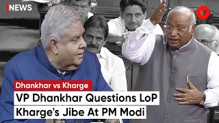 Jagdeep Dhankhar Questions Mallikarjun Kharge Over His Remark Of Number Of PM Modi's Speeches