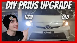 How to Install LED Headlights on a Toyota Prius 2010-2015 (EASY DIY) LED Headlight Conversion