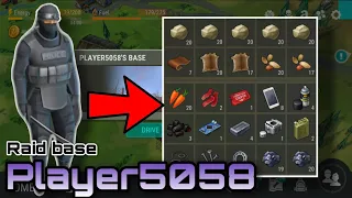 Raid base Player5058 | RaidTime ปล้นกันเถอะ | LDOE | Last day on earth : Survival