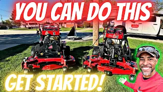 I Quit 2 Full Time Jobs to do LAWN CARE! Crazy Story