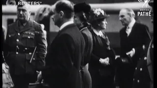 King welcomes President of Polish Republic to England (1940)