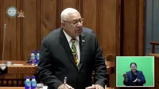 Fijian Prime Minister delivers ministerial statement