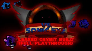 Vs. Sonic.exe 3.0 / Leaked Crybit Build (Full Playthrough)