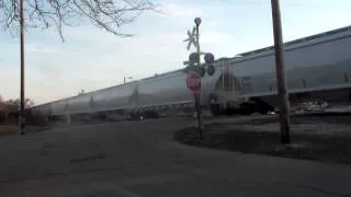 csx mixed freight railfanning in troy ohio