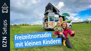 Dachzelt-Van: Freizeitnomadin mit zwei kleinen Kindern | Ford Transit mit James Baroud Space