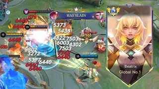 BEATRIX HYPER CARRY BUILD!! EPIC COMEBACK(must watch) INTENSE MATCH