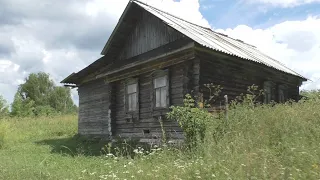 Деревни в глубинке России. Деревня Вязовец. Скромная и уютная деревня на окраине леса.