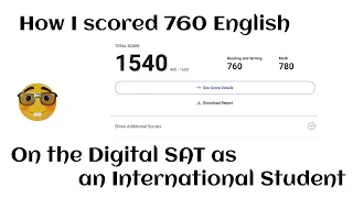 How I Scored 760 English on my Digital SAT as an International Student | No BS & Cliche Tips