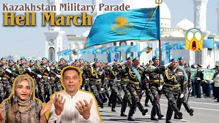 Hell March - Kazakhstan Military Parade | Қазақстан армиясының тозақ маршы|🐺🤘🇰🇿-⚔🎖Pakistani Reaction