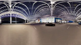 Destination CLT - Terminal Lobby Expansion Curbside 3D Rendering