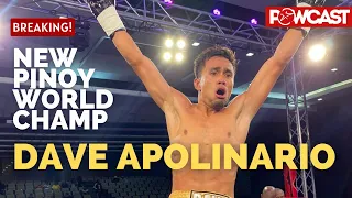 And New World Pinoy Champ! Dave Apolinario Knockout 3 division world champion Gideon Buthelezi
