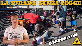 La strada senza Legge Kensington Avenue droga e degrado nel cuore dell' America