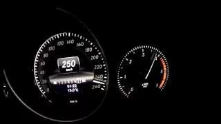 Mercedes C250 CDI W204 Top Speed VMax High Speed Consumptions Test